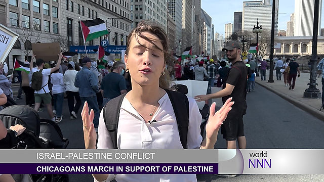 Palestinian Protest in Chicago
